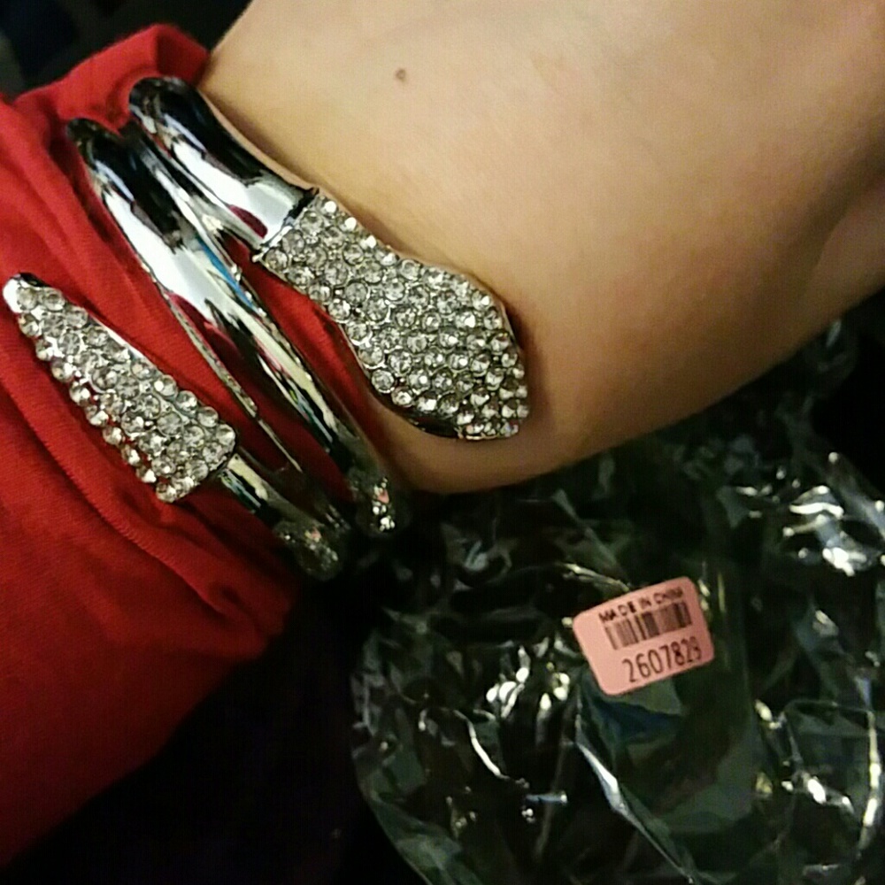 ♡snake bling cuff♡